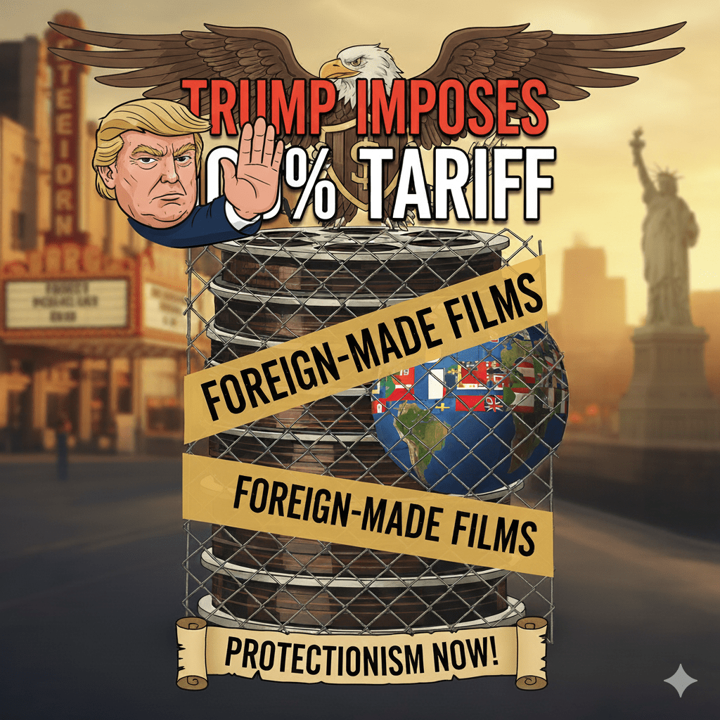 Trump renews threat to impose 100% tariffs on foreign&nbsp;movies